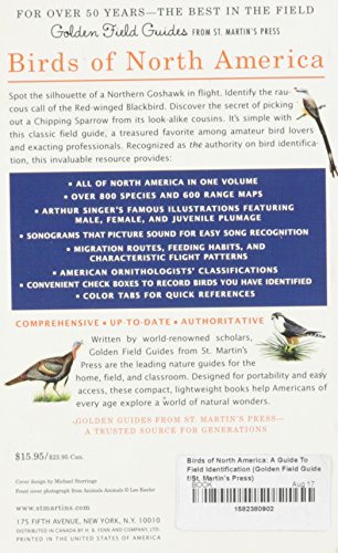 Field Guide: Birds of North America (Golden Field Guide)