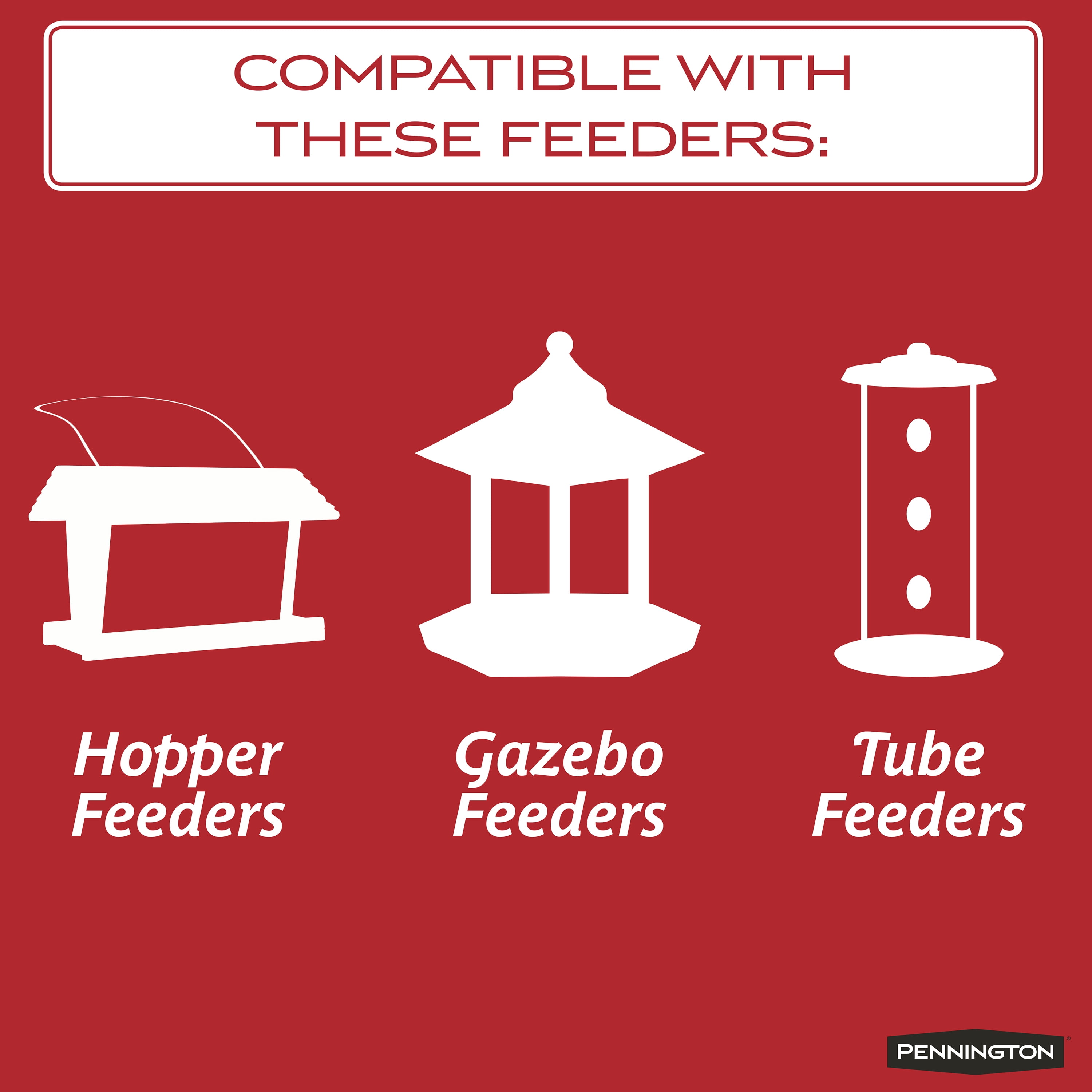 Pennington Black Oil Sunflower Seed Wild Bird Feed, 40 lbs