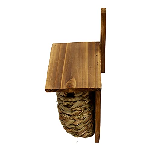 Hanging Grass Roosting Pockets and Houses - Post Mounted