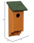 Amish Bluebird House: Eco-Friendly Recycled Plastic & Cedar