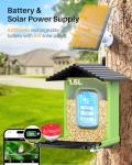 Smart Bird Feeder with Camera and Solar Power