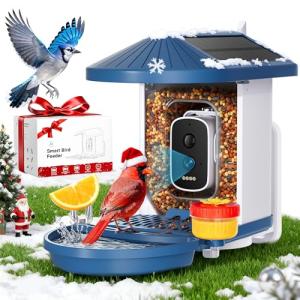 Solar-Powered Smart Bird Feeder with Camera