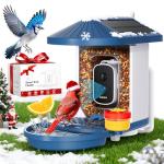 Solar-Powered Smart Bird Feeder with Camera