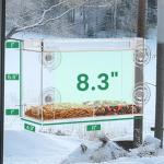 Havenature Clear Window Bird Feeder with Suction Cups