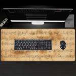 Vintage Music Gaming Desk Mat for Home Offices