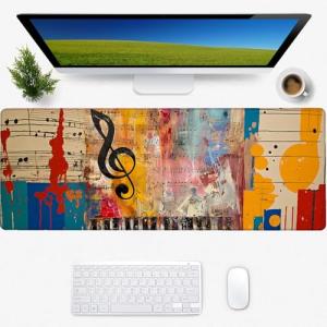 Cool Aesthetic Gaming Mouse Pad with Non-Slip Base