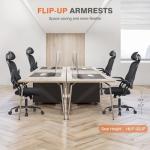 Ergonomic High-Back Mesh Office Chair with Wheels