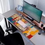 Cool Aesthetic Gaming Mouse Pad with Non-Slip Base