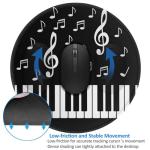 Musical Note Mouse Pad with Non-Slip Base