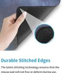 Cool Aesthetic Gaming Mouse Pad with Non-Slip Base