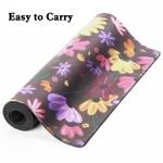 Floral Piano Desk Pad with Non-Slip Base