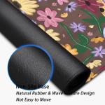 Floral Piano Desk Pad with Non-Slip Base