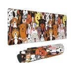 Adorable Dog Gaming Mouse Pad with Non-Slip Base