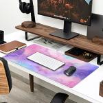 Purple Starry Sky Gaming Mouse Pad for Desk