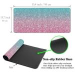 Extra Large Pink Glitter Gaming Mouse Pad