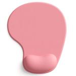 Ergonomic Mousepad with Gel Wrist Support - Pink
