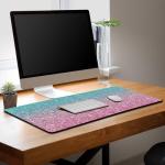 Extra Large Pink Glitter Gaming Mouse Pad