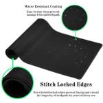 Extra Large Pink Glitter Gaming Mouse Pad