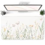 Floral Large Mouse Pad with Non-Slip Base