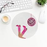 Pink Cowgirl Mouse Pad for Home Office Decor
