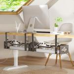 Under Desk Cable Management Tray - 2 Pack