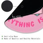 Cute Pink Round Mouse Pad for Home Office