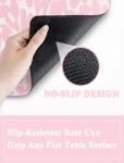 Cute Pink Desk Mat and Mouse Pad Set