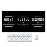 Motivational Black Mouse Pad for Home Office