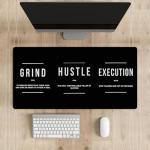 Motivational Black Mouse Pad for Home Office