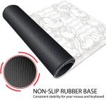 Cute Sketch Non-Slip Extra Large Mouse Pad