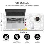 Cute Sketch Non-Slip Extra Large Mouse Pad
