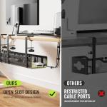 2-Pack Under Desk Cable Management Tray