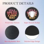 Funny Inspirational Round Mouse Pad for Desk