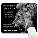 Inspirational Lion Quotes Mouse Pad for Home Office