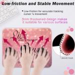 Inspirational Rose Gold Glitter Mouse Pads - Set of 4