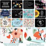 Floral Inspirational Mouse Pads with Motivational Quotes