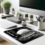Inspirational Lion Quotes Mouse Pad for Home Office