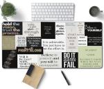 Inspirational Quotes XXL Gaming Mouse Pad
