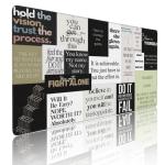 Inspirational Quotes XXL Gaming Mouse Pad