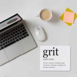 Inspirational Grit Mouse Pad - Non-Slip Rubber