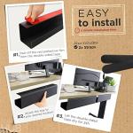 Under Desk Cable Management Tray - Set of 2
