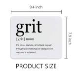 Inspirational Grit Mouse Pad - Non-Slip Rubber
