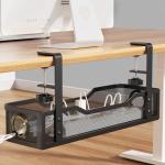 Large Under Desk Cable Management Box, No Drill