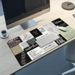 Inspirational Quotes XXL Gaming Mouse Pad