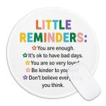 Inspirational Motivational Round Mouse Pad