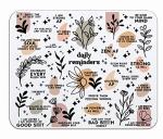 Boho Inspirational Quotes Mousepad for Daily Motivation