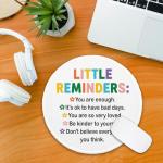 Inspirational Motivational Round Mouse Pad