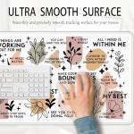 Boho Inspirational Large Mouse Pad for Desk
