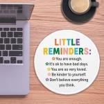 Inspirational Motivational Round Mouse Pad