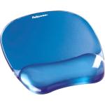 Fellowes Gel Mouse Pad Wrist Rest - Blue